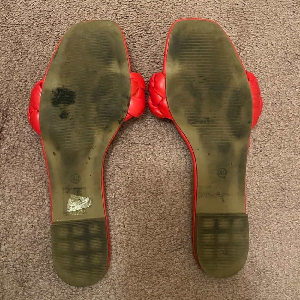 Braided Strap Slide Sandals - Picture 4 of 4